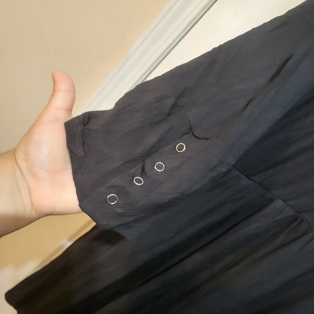 Torrid Super Soft Black Mock Midi Dress - Picture 6 of 13